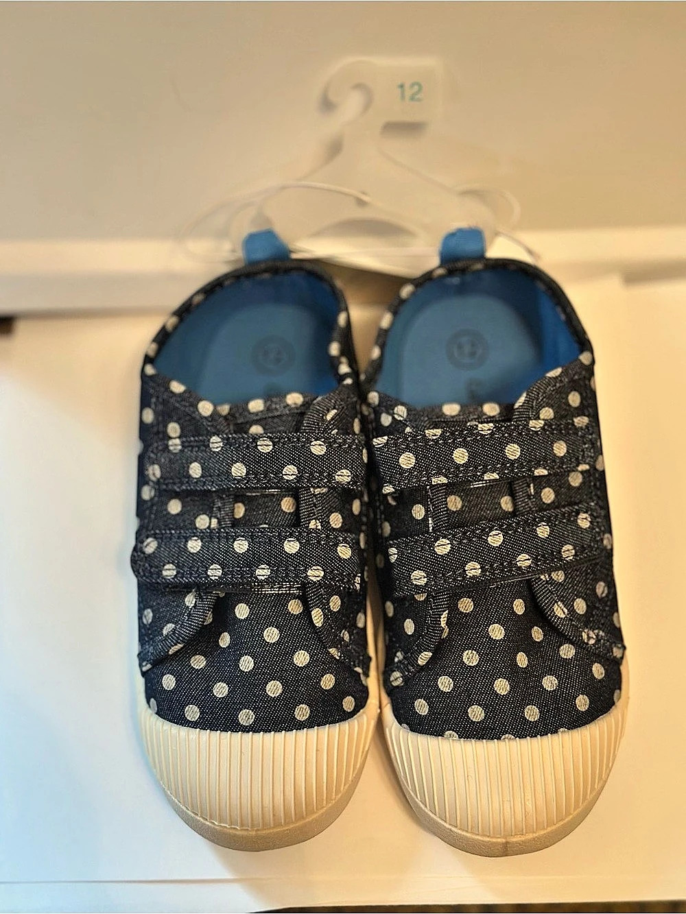 Cat & Jack Toddler Parker Sneakers Polka Dot Sneakers Baby US 12